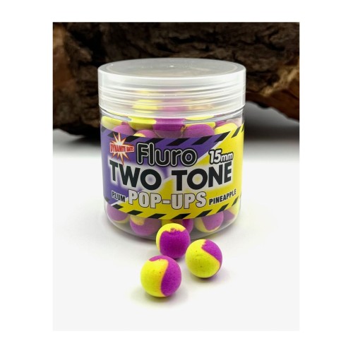 DYNAMITE FLURO POP UPS 2 TONE 15 MM. PLUM &...