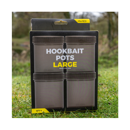 AVID CARP HOOKBAIT POTS LARGE 4 PZ.