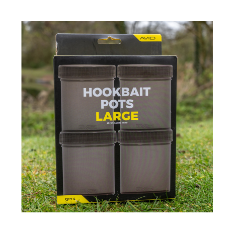 AVID CARP HOOKBAIT POTS LARGE 4 PZ.