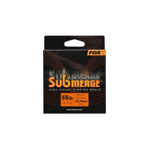 FOX SUBMERGE ORANGE SINKING BRAID 0.30 MM. 300 MT