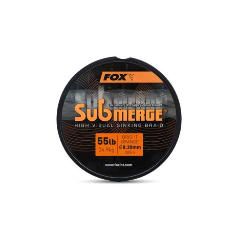 FOX SUBMERGE ORANGE SINKING BRAID 0.30 MM. 300 MT