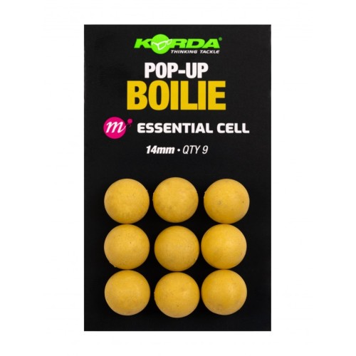 KORDA PLASTIC POP-UP BOILIE ESSENTIAL CELL 14 MM.