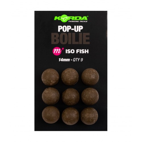 KORDA PLASTIC POP-UP BOILIE ISO FISH 14 MM.
