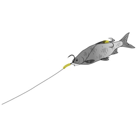 BLACK CAT ATTACCATA PRONTA 8-0 3-0 UNIVERSAL RIG 200 CM 1.2 MM