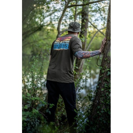 KORDA DAWN VIBES TEE DARK OLIVE