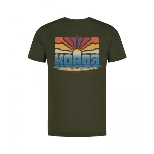 KORDA DAWN VIBES TEE DARK OLIVE