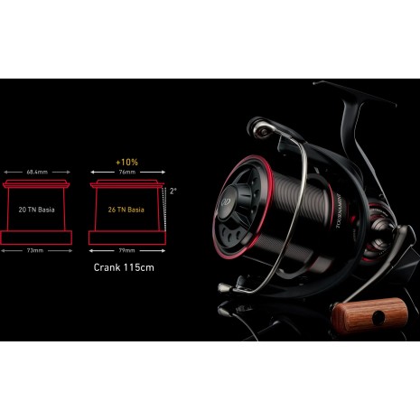 DAIWA 26 TOURNAMENT BASIA 45 SCW QD MADE IN JAPAN