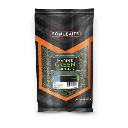 SONUBAITS MARINE GREEN PELLETS 2 MM. 900 GR.