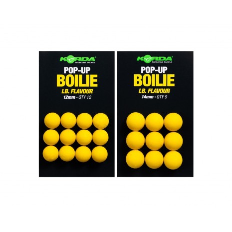 KORDA PLASTIC POP-UP BOILIE IB YELLOW