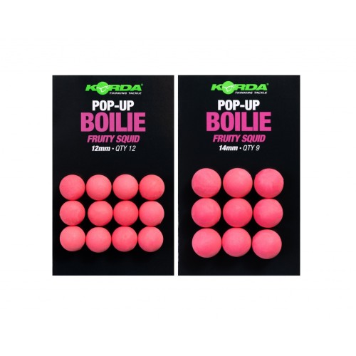 KORDA PLASTIC POP-UP BOILIE FRUITY SQUID PINK
