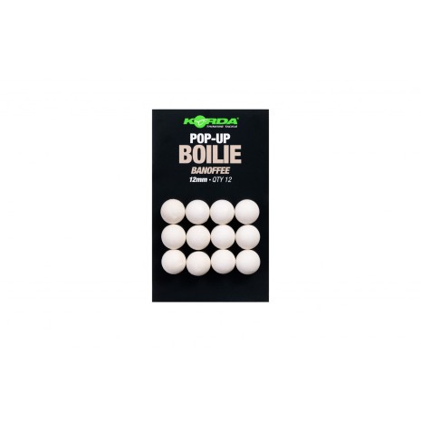 KORDA PLASTIC POP-UP BOILIE BANOFFE WHITE