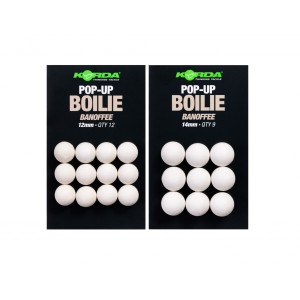 KORDA PLASTIC POP-UP BOILIE BANOFFE WHITE
