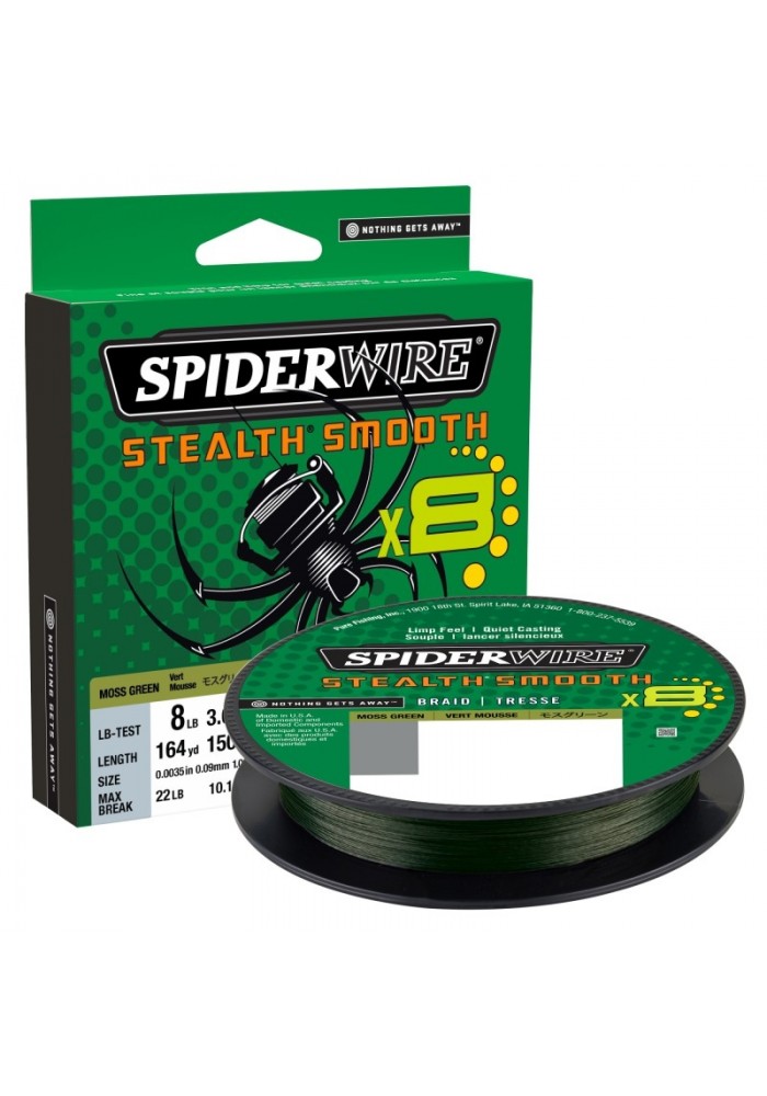 Braided Line Spinning SPIDERWIRE STEALTH SMOOTH 300 MT Fishing