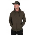 FOX COLLECTION LW HOODY T GREEN / BLACK   NEW